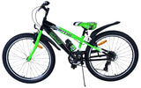 Volare Sportivo Kinderfahrrad für Jungen - 24 Zoll - 7 Gang - Schwarz Grün