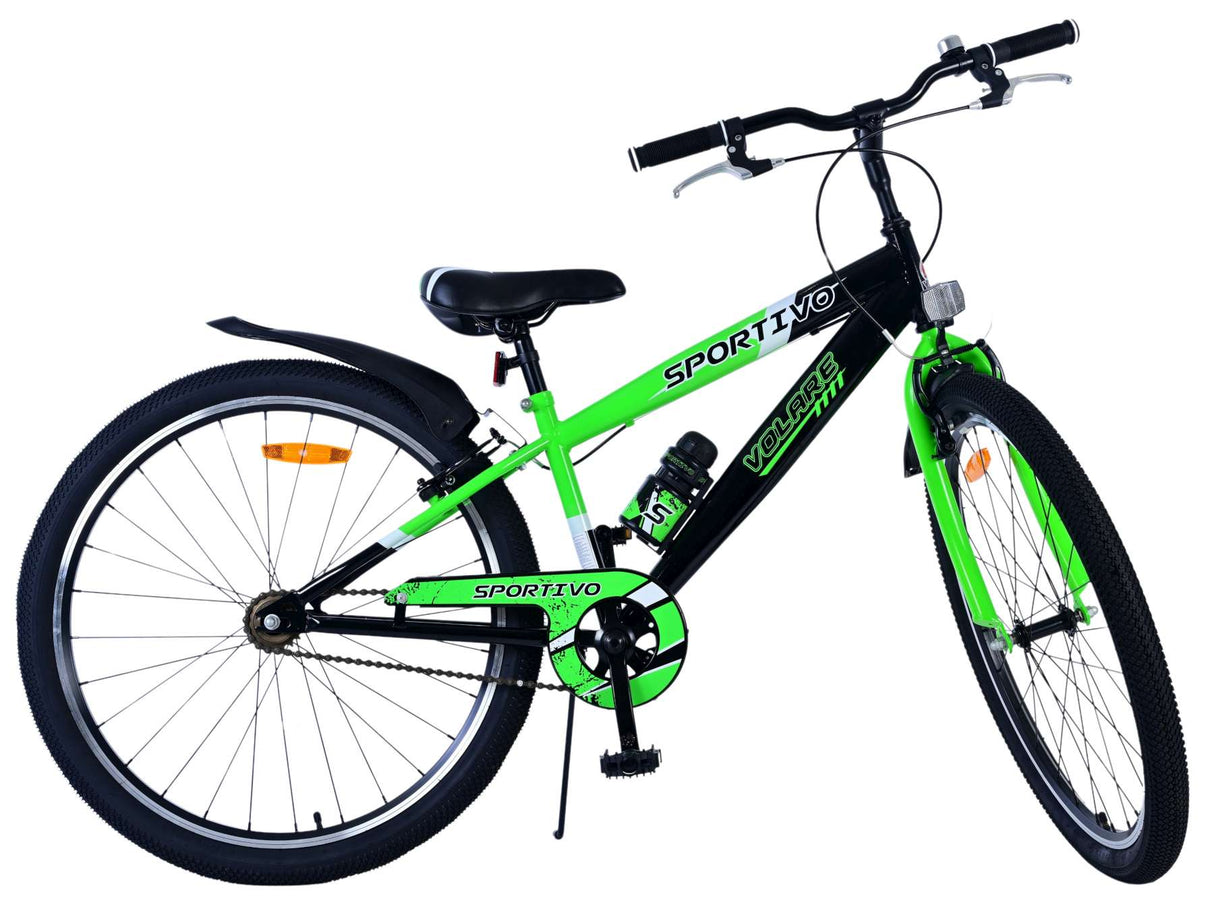 Volare Sportivo Kinderfahrrad für Jungen - 26 Zoll in Grün mit Zweihandbremsen