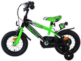 Volare Sportivo Kinderfahrrad für Jungen - 12 Zoll in Grün Schwarz mit Zweihandbremsen