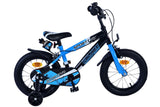 Volare Sportivo Kinderfahrrad für Jungen - 14 Zoll in Blau und Schwarz mit Zweihandbremsen