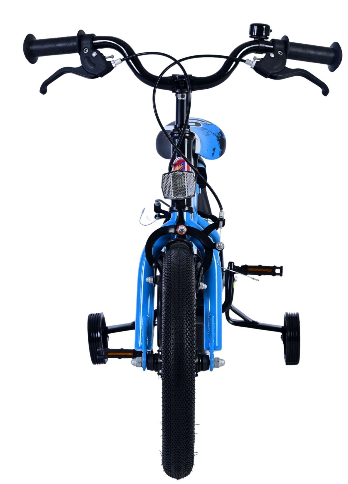 Volare Sportivo Kinderfahrrad für Jungen - 14 Zoll in Blau und Schwarz mit Zweihandbremsen