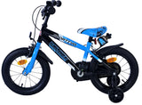 Volare Sportivo Kinderfahrrad für Jungen - 14 Zoll in Blau und Schwarz mit Zweihandbremsen