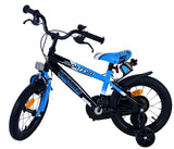 Volare Sportivo Kinderfahrrad für Jungen - 14 Zoll in Blau und Schwarz mit Zweihandbremsen