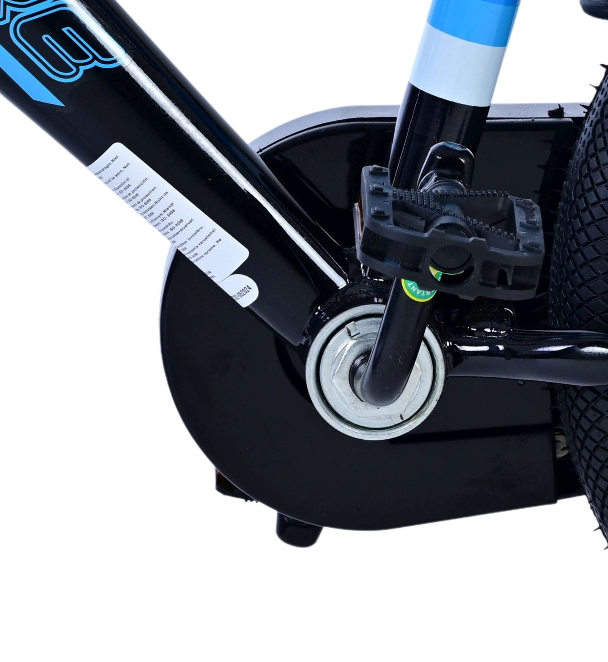 Volare Sportivo Kinderfahrrad für Jungen - 14 Zoll in Blau und Schwarz mit Zweihandbremsen