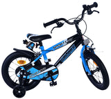 Volare Sportivo Kinderfahrrad für Jungen - 14 Zoll in Blau und Schwarz mit Zweihandbremsen