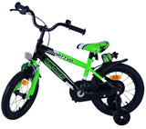 Volare Sportivo Kinderfahrrad für Jungen - 14 Zoll in Grün Schwarz