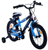 Volare Sportivo Kinderfahrrad für Jungen - 16 Zoll in Blau Schwarz mit Zweihandbremsen