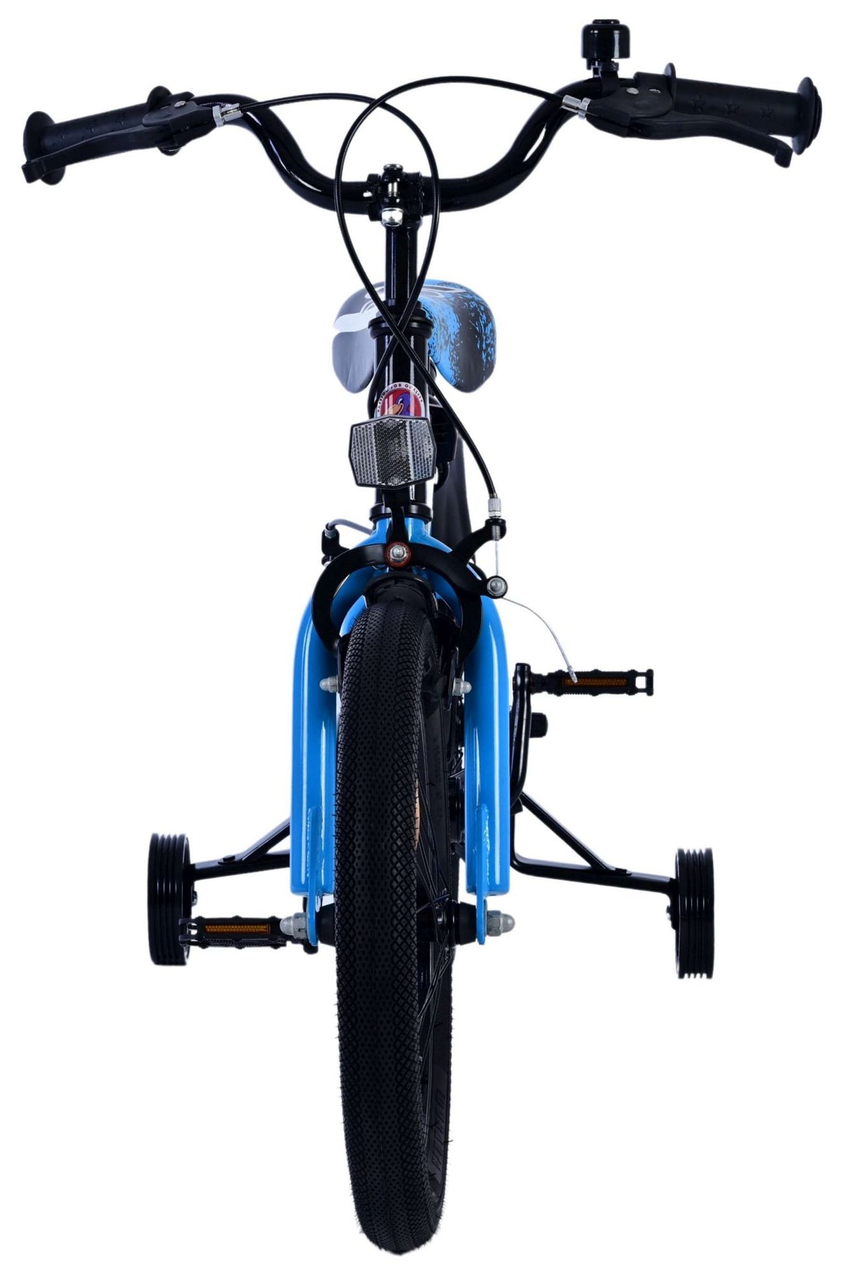 Volare Sportivo Kinderfahrrad für Jungen - 16 Zoll in Blau Schwarz mit Zweihandbremsen