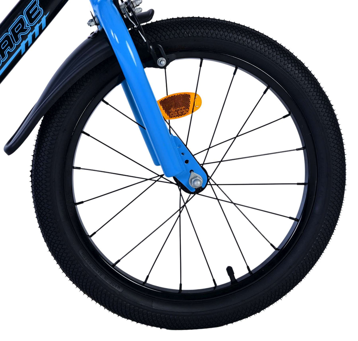 Volare Sportivo Kinderfahrrad - Jungen - 18 Zoll - Blau Schwarz - Zweihandbremsen