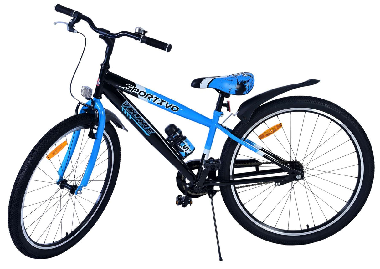 Volare Sportivo Kinderfahrrad für Jungen - 26 Zoll in Blau mit Handbremse und Rücktrittbremse