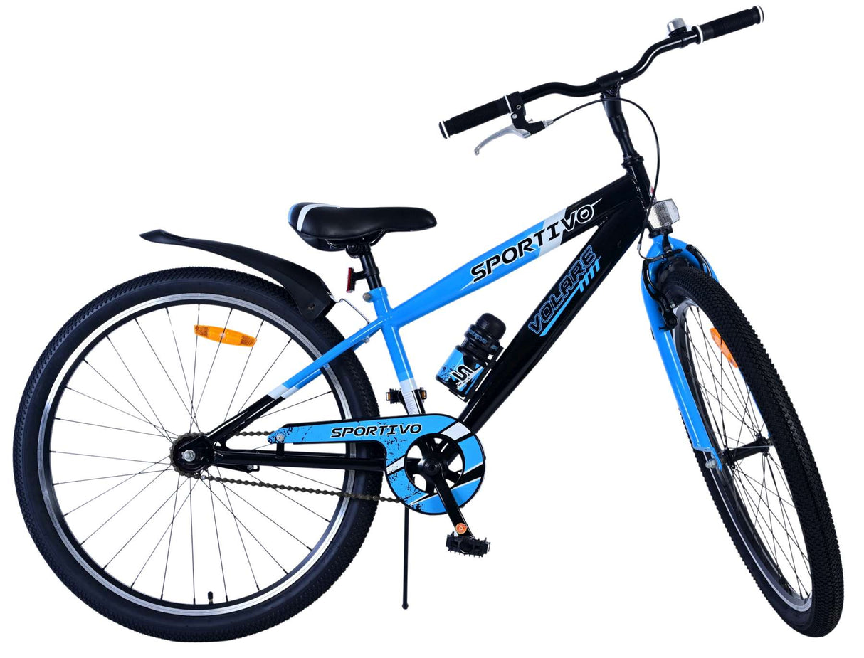 Volare Sportivo Kinderfahrrad für Jungen - 26 Zoll in Blau mit Handbremse und Rücktrittbremse