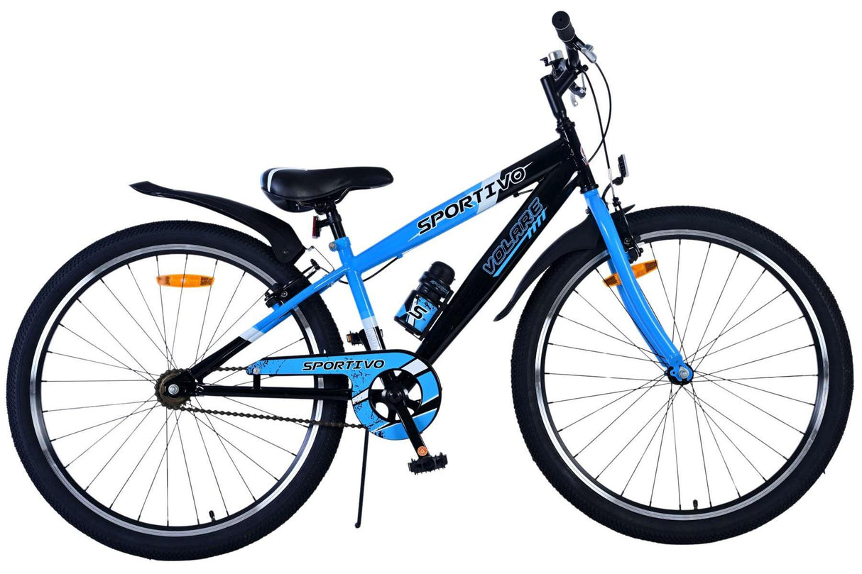 Volare Sportivo Kinderfahrrad für Jungen - 26 Zoll in Blau mit Zweihandbremsen