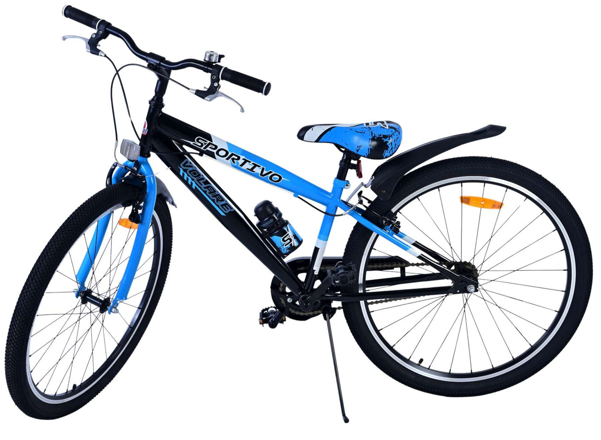 Volare Sportivo Kinderfahrrad für Jungen - 26 Zoll in Blau mit Zweihandbremsen