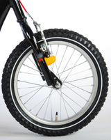 Volare Roller 16 Zoll Schwarz Rot - Der perfekte Begleiter für abenteuerliche Fahrten und den Schulweg!