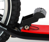 Volare Roller 16 Zoll Schwarz Rot - Der perfekte Begleiter für abenteuerliche Fahrten und den Schulweg!