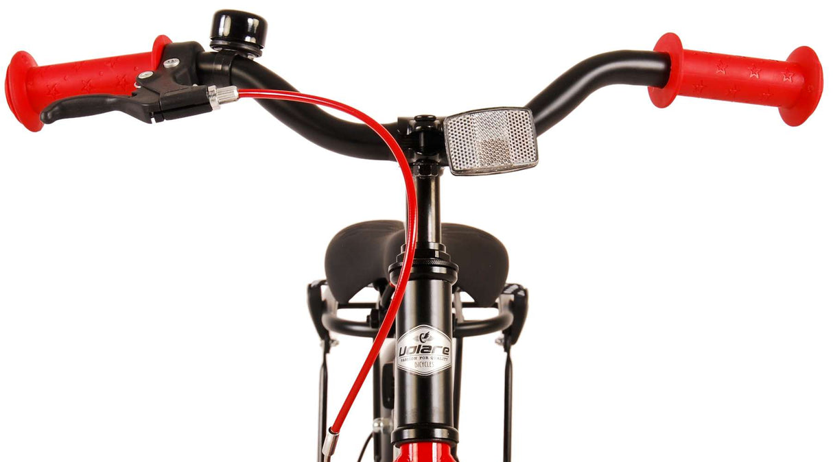 Volare Thombike Kinderfahrrad - Jungen - 16 Zoll - Schwarz Rot