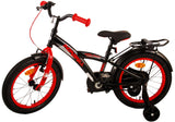Volare Thombike Kinderfahrrad - Jungen - 16 Zoll - Schwarz Rot