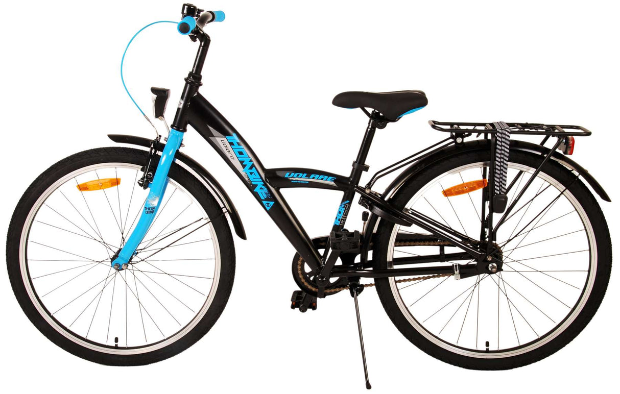 Volare Thombike Kinderfahrrad - Jungen - 24 Zoll - Schwarz Blau