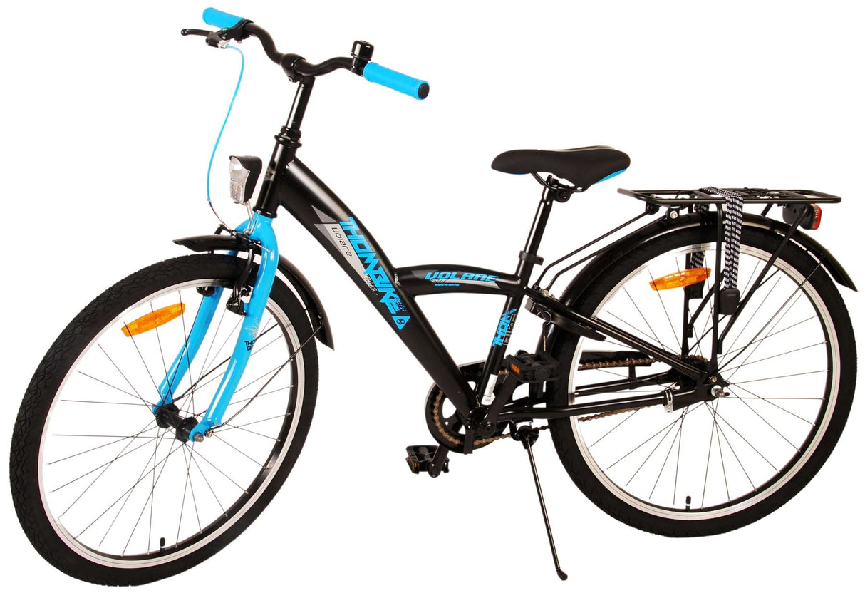 Volare Thombike Kinderfahrrad - Jungen - 24 Zoll - Schwarz Blau