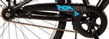 Volare Thombike Kinderfahrrad - Jungen - 24 Zoll - Schwarz Blau