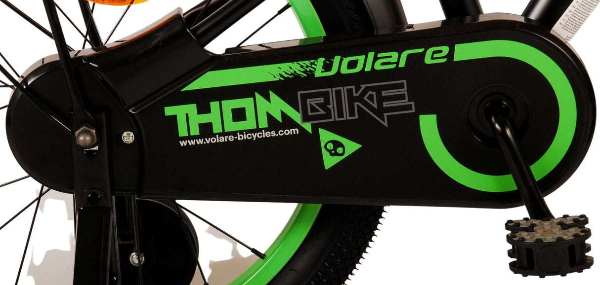 Volare Thombike - Jungen - 18 Zoll - Schwarz Grün