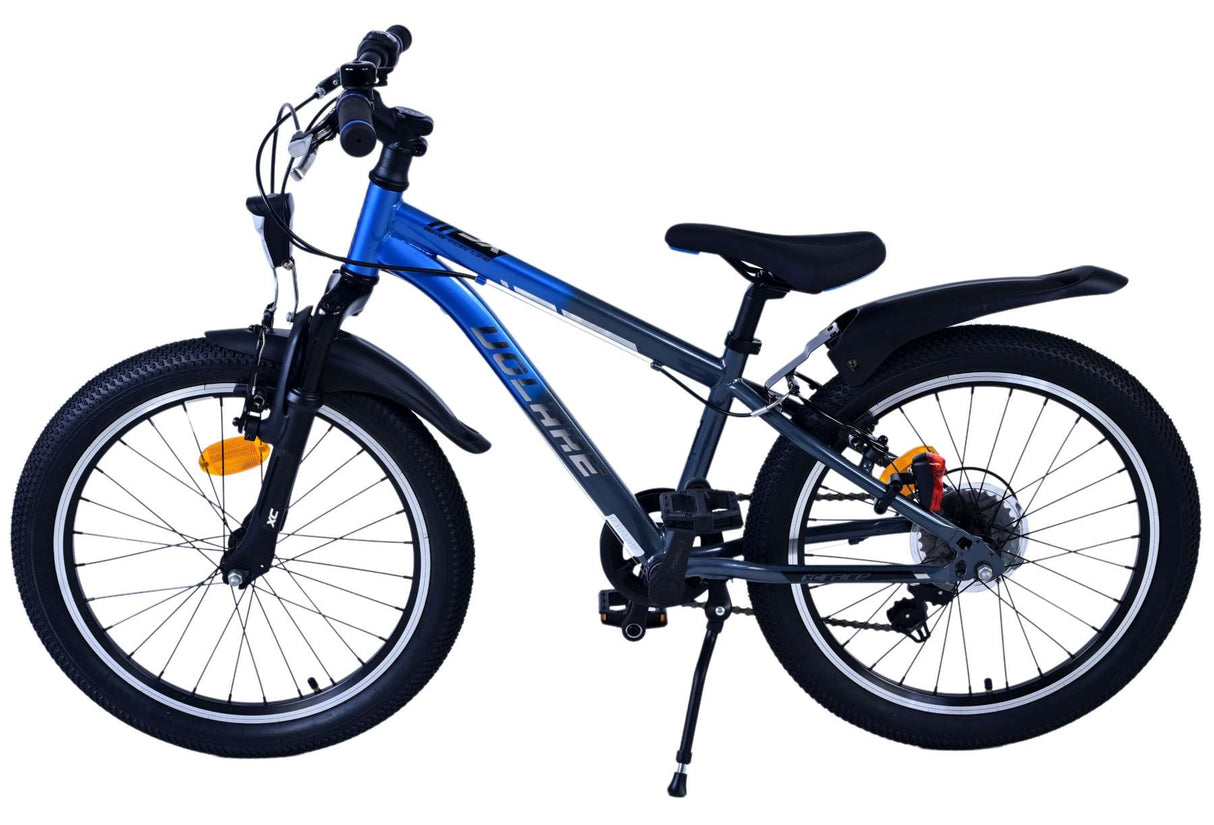 Volare XC Race Kinderfahrrad - 20 Zoll - 7 Gang - Blau/Grau für Jungen