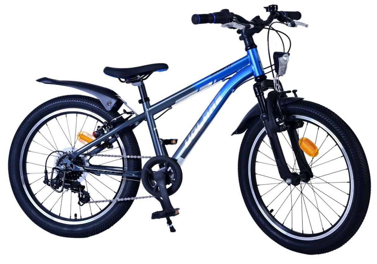 Volare XC Race Kinderfahrrad - 20 Zoll - 7 Gang - Blau/Grau für Jungen