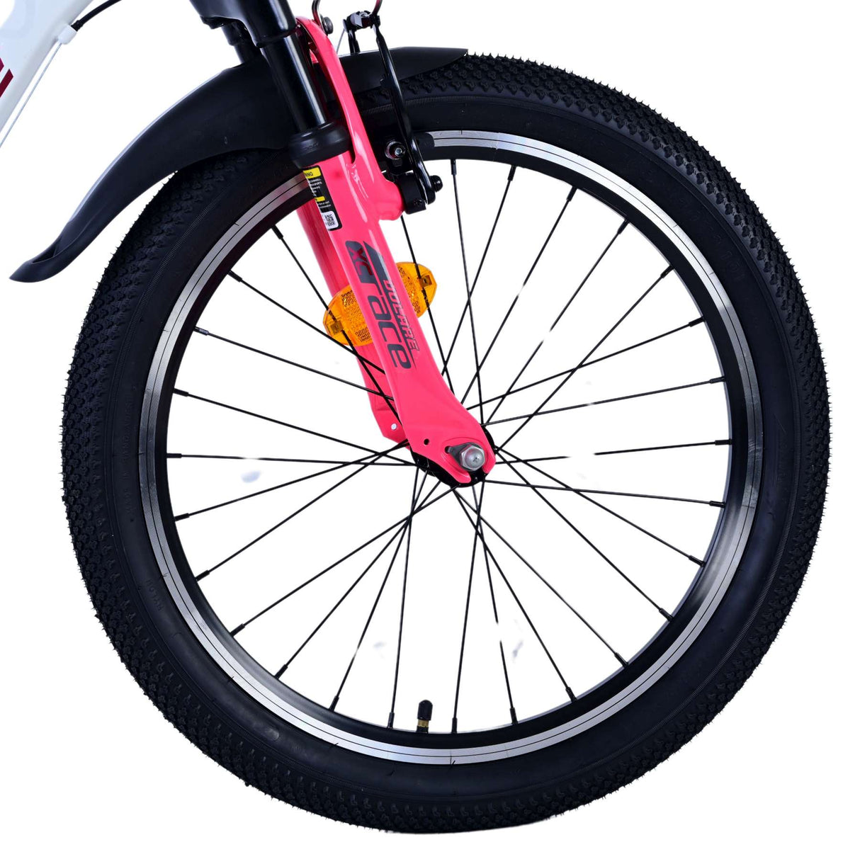 Volare XC Race Kinderfahrrad - 20 Zoll - 7-Gang - Weiß Pink für Mädchen