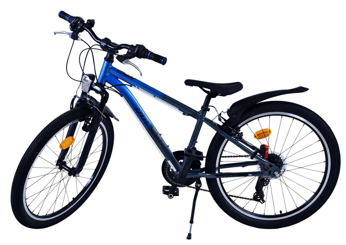 Volare XC Race Kinderfahrrad - 24 Zoll - 21 Gang - Blau/Grau für Jungen