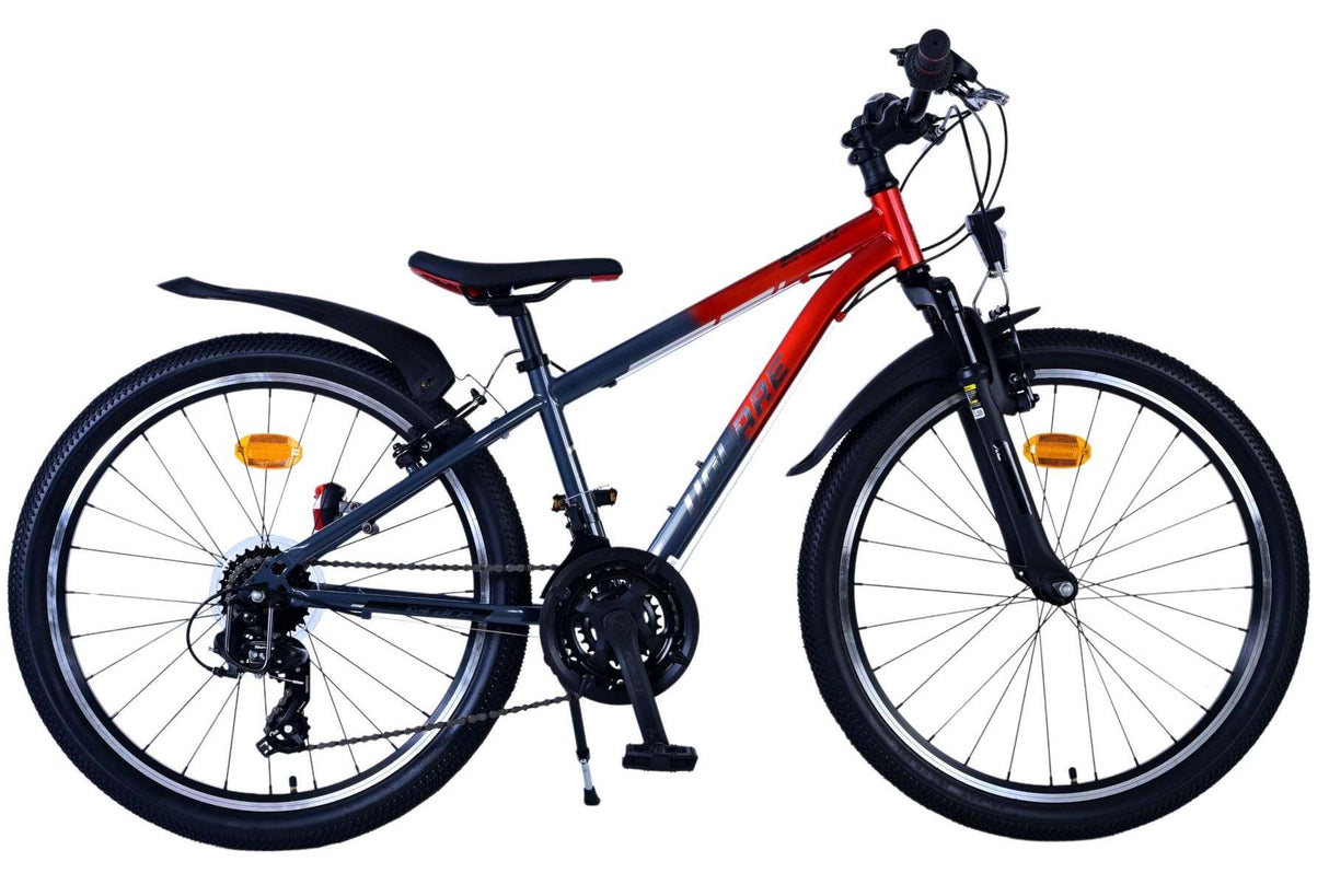 Volare XC Race Kinderfahrrad - 24 Zoll - 21 Gang - Rot/Grau für Jungen