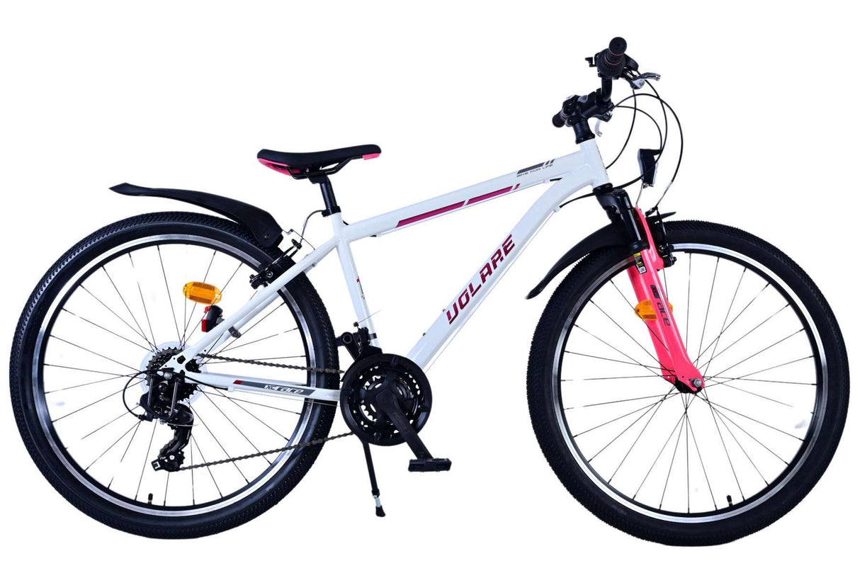 Volare XC Race Kinderfahrrad - 26 Zoll - 21 Gang - Weiß Pink für Mädchen