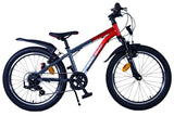 Volare XC Race Kinderfahrrad - 20 Zoll - 7 Gang - Rot/Grau für Jungen