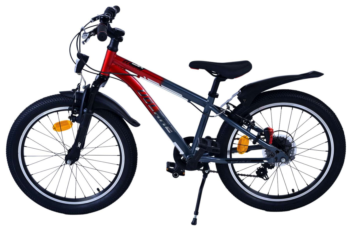 Volare XC Race Kinderfahrrad - 20 Zoll - 7 Gang - Rot/Grau für Jungen