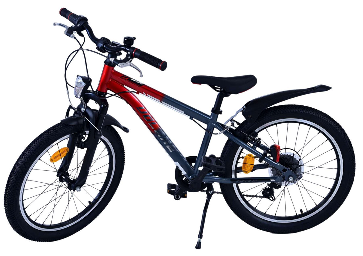 Volare XC Race Kinderfahrrad - 20 Zoll - 7 Gang - Rot/Grau für Jungen