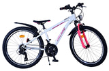 Volare XC Race Kinderfahrrad - 24 Zoll - 21 Gang - Weiß Pink für Mädchen