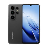 Vorder- und Rückseite des Blackview Wave 10 Smartphones in Schwarz