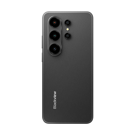 Rückseite des Blackview Wave 10 Smartphones in Schwarz