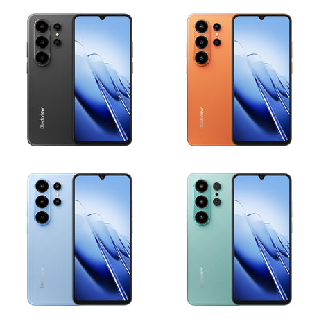 Alle 4 Farben des Blackview Wave 10 Smartphone
