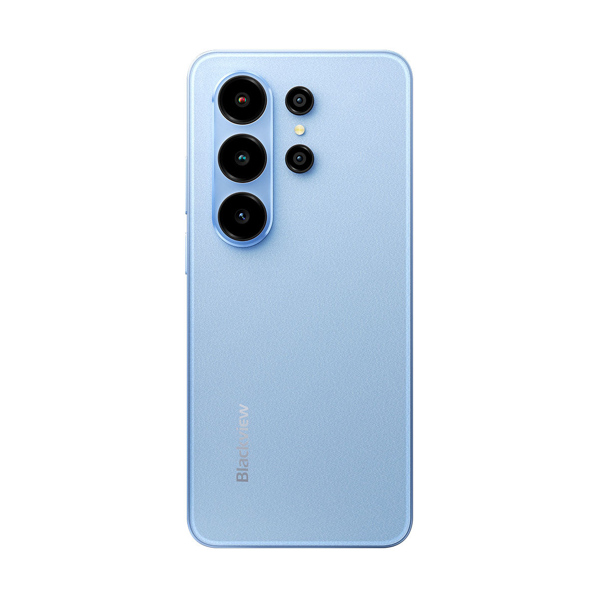 Rückseite des Blackview Wave 10 Smartphones in Blau