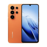 Vorder-und Rückseite des Blackview Wave 10 Smartphone in Orange