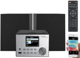 auvisio IRS-500.mini Micro-Stereoanlage mit Webradio, DAB+, FM, CD, Bluetooth, USB, 60 Watt