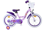 Volare Disney Wish Kinderfahrrad für Mädchen - 14 Zoll in Lila für Kinder von 3,5 bis 5 Jahren