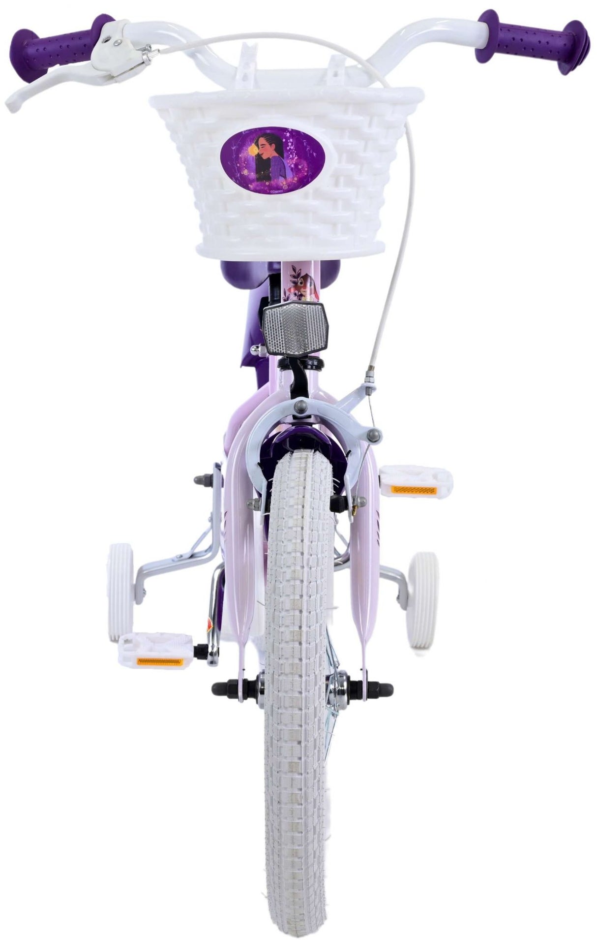 Volare Disney Wish Kinderfahrrad für Mädchen - 16 Zoll in Lila für Kinder von 4 bis 6 Jahren
