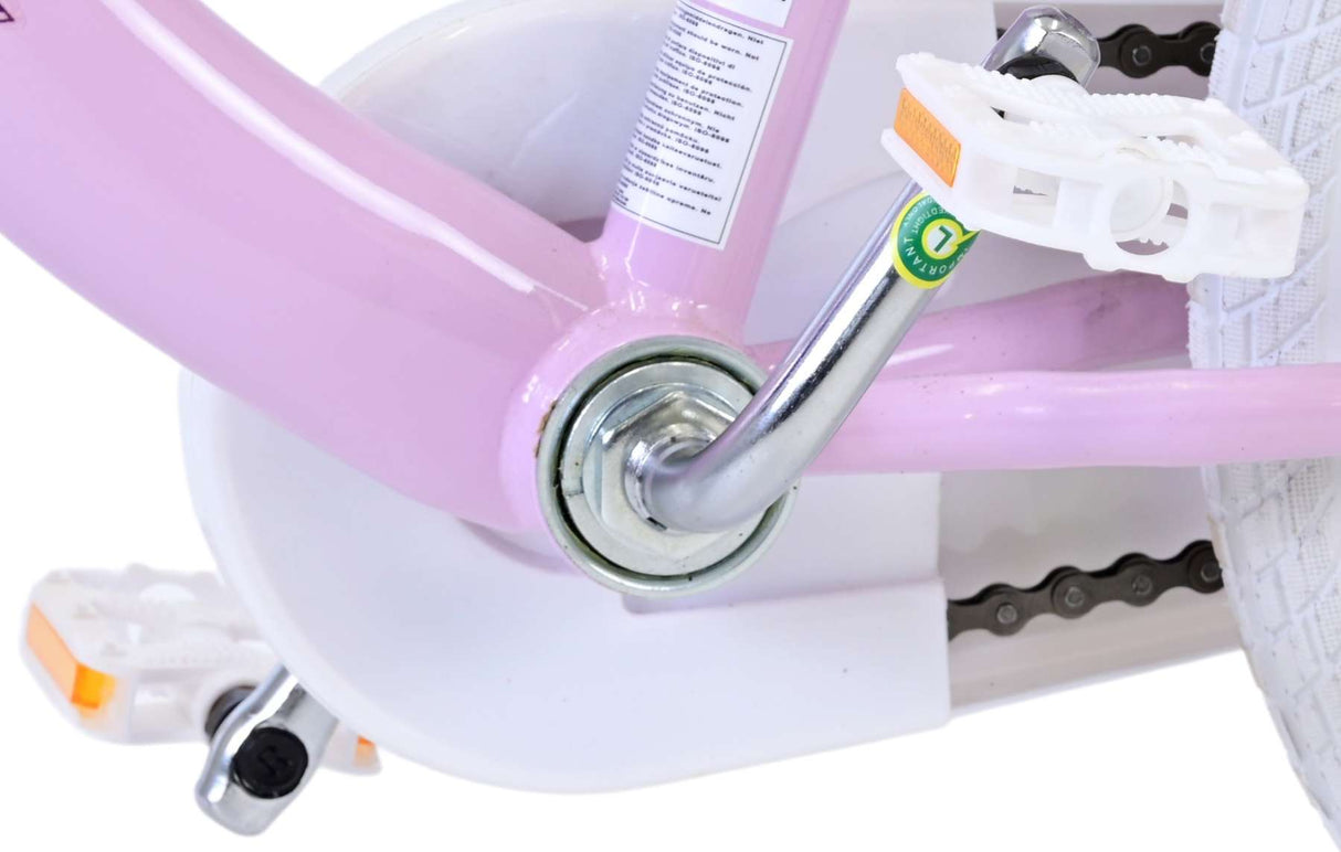 Volare Disney Wish Kinderfahrrad für Mädchen - 16 Zoll in Lila für Kinder von 4 bis 6 Jahren
