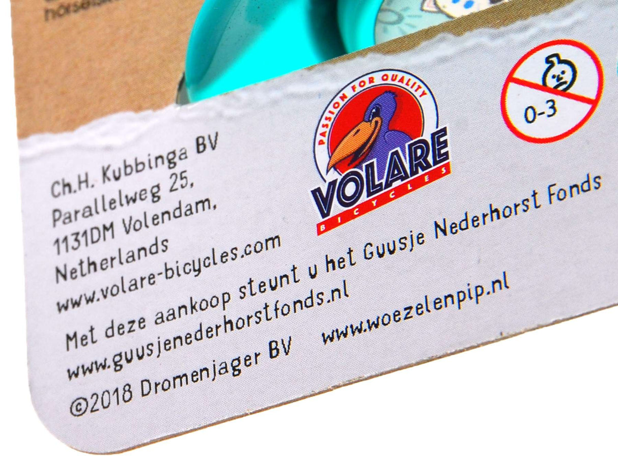 Woezel & Pip Fahrradhorn: Lauter, klarer Klang für sicheres Fahren - Universelle Passform für Fahrräder, Dreiräder und Roller