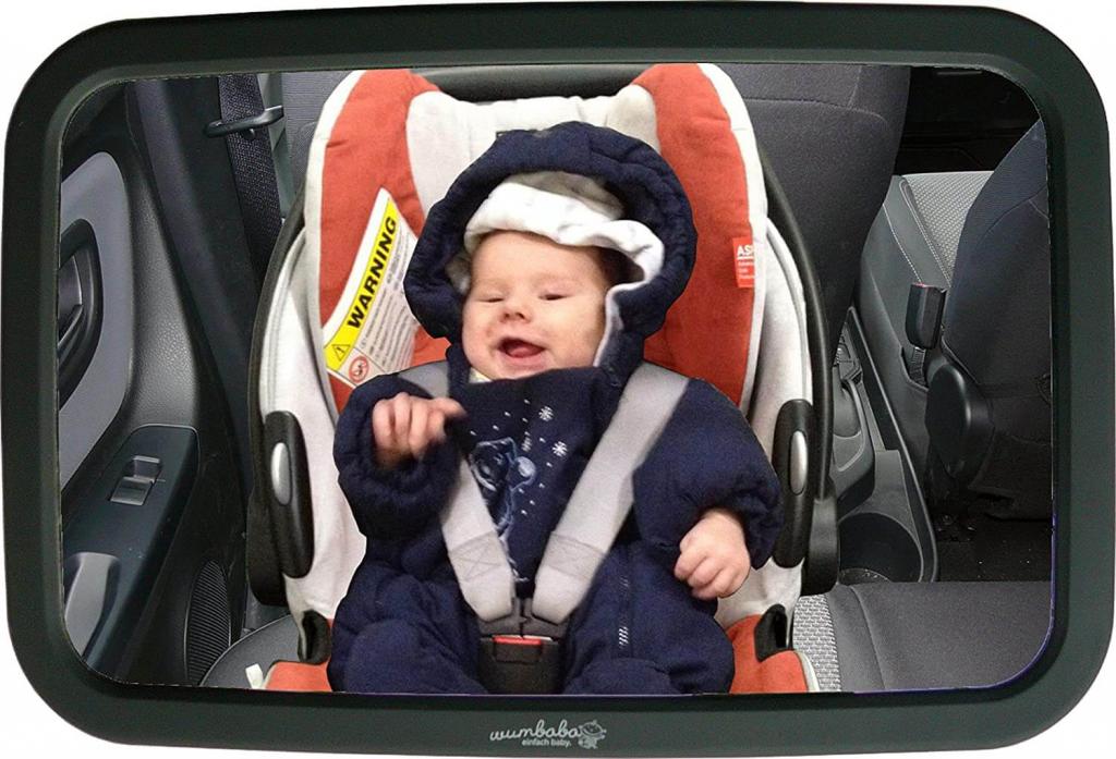 Wumbi Rücksitzspiegel Autospiegel Baby Erstausstattung Autositzspiegel Bruchsicher