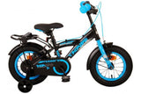 B-WARE - Volare Thombike Kinderfahrrad - Jungen - 12 Zoll - Schwarz Blau - Zweihandbremsen