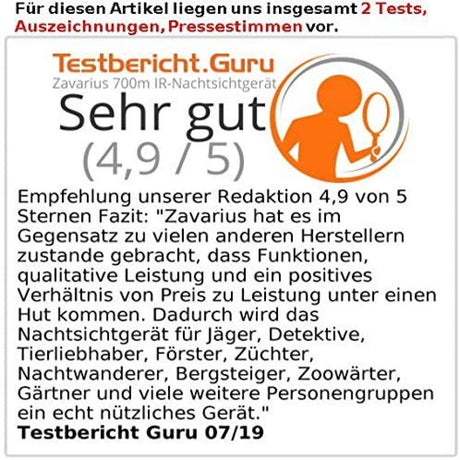 Testbericht des Zavarius DN-800 V2 NachtsichtgerÃ¤ts