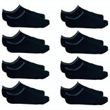 Zecond Zkin 32 Paar Sneaker Socken Gr. 32 - 38 schwarz Sommersocken Füßlinge aus Baumwolle