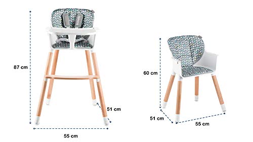 Lionelo Koen 2in1 Baby Highchair Wooden Feet Children 40kg Seat Tray Ebay